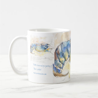 Blauer Hummer Kaffeetasse