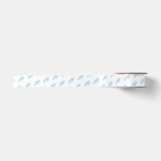 Blauer Hummer Satinband