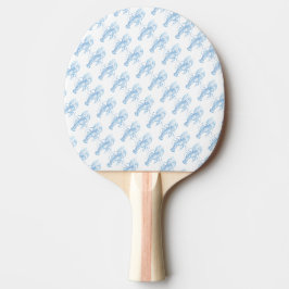 Blauer Hummer Tischtennis Schläger