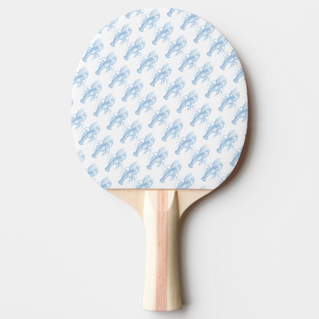 Blauer Hummer Tischtennis Schläger (Vorderseite)