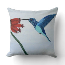 Blauer Hummingvogel