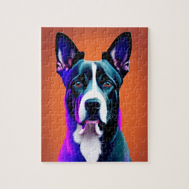 Blauer Hund (Vertikal)