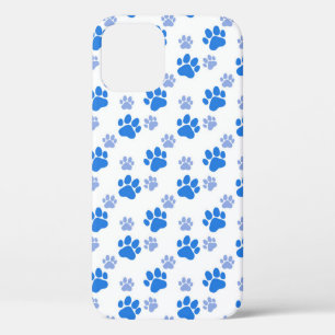 Blauer Hund Pfotenabdruck Einfacher Tierliebhaber Case-Mate iPhone Hülle