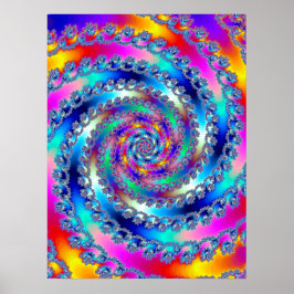 Blauer Hurrikan I Poster