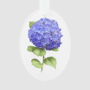 Blauer Hydrangea Ornament