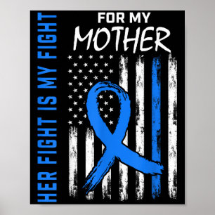 Blauer ihr Kampf ist mein Kampf gegen Diabetes Bew Poster