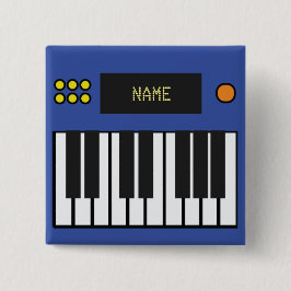 Blauer, individuell einstellbarer Piano-Keyboard-M Button