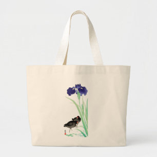 Blauer Iren und Mauren von Ohara Koson Jumbo Stoffbeutel