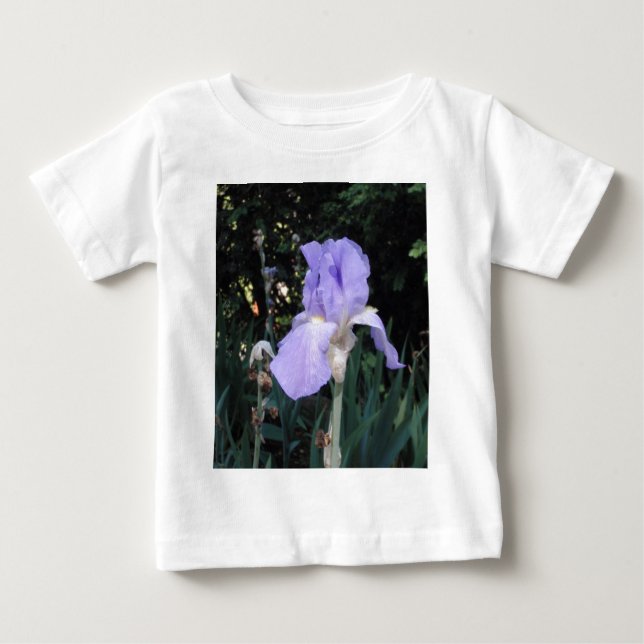 Blauer Iris Baby T-shirt (Vorderseite)