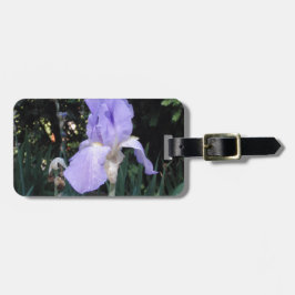 Blauer Iris Gepäckanhänger