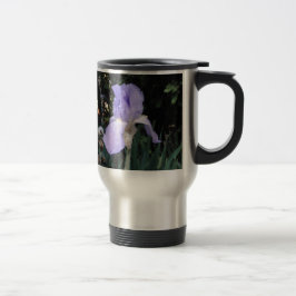 Blauer Iris Reisebecher