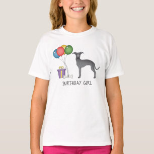 Blauer Italienischer Windhund Süßer Hund - Geburts T-Shirt