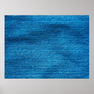 blauer Jeans-Hintergrund, der als Hintergrund verw Poster