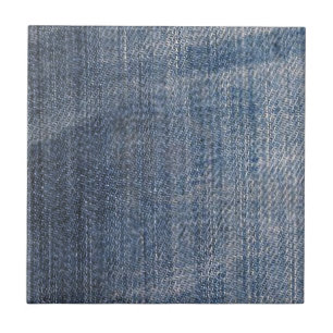 Blauer Jeans Stoff Textur Fliese