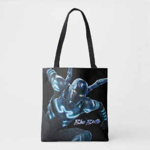Blauer Käfer Leaping Art Tasche