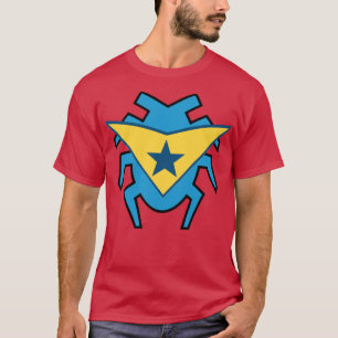 Blauer Käfer und Booster Gold T-Shirt