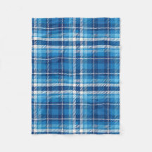 Blauer Karierter Bauernstil
