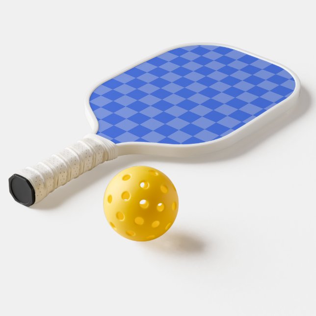 Blauer Karo Pickleball Paddle (Ablage2  )