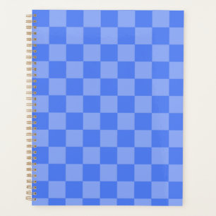 Blauer Karo Planer