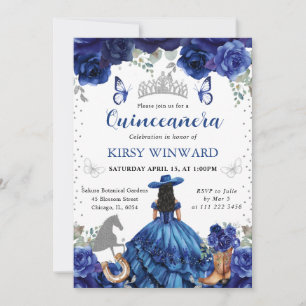 Blauer Kleid Schwarzes Haar Salon Prinzessin Quinc Einladung