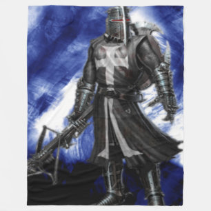 BLAUER KNIGHT FLEECEDECKE