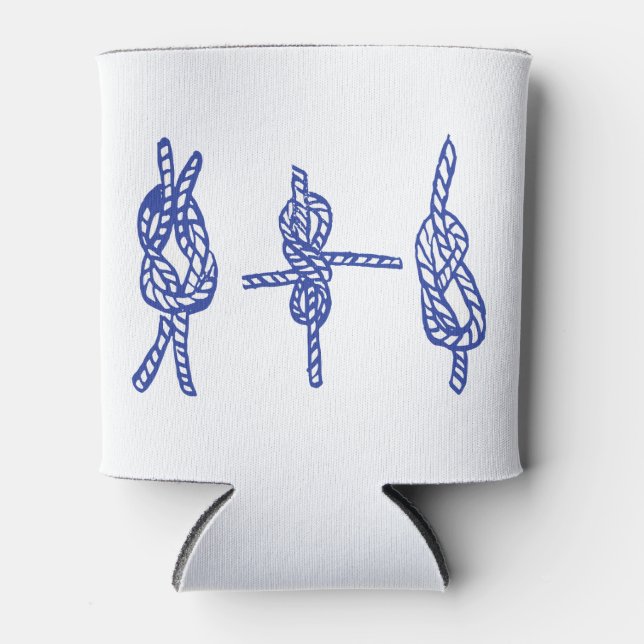 Blauer Knochen Dosenkühler (Vorderseite)