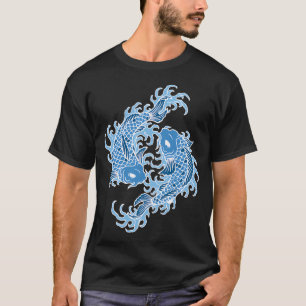 Blauer Koi-Fisch  T-Shirt