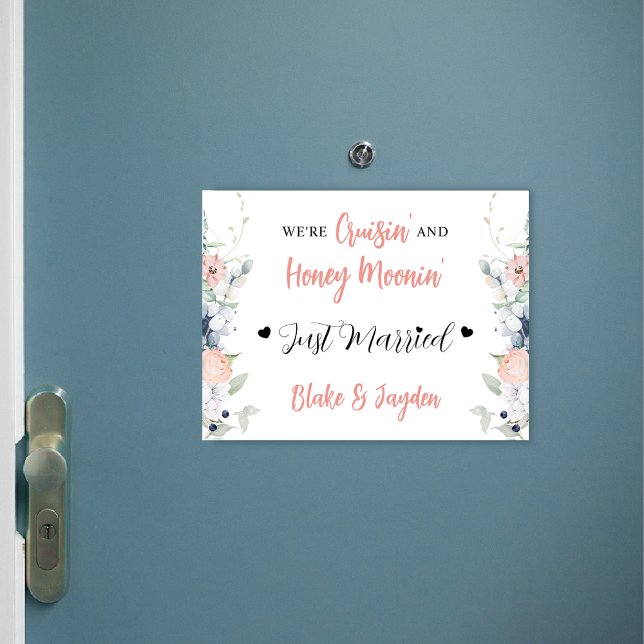 Blauer Korallenblütenbräu und Reiseschwalbe Magnetkarte (Von Creator hochgeladen)