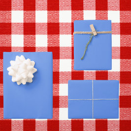 Blauer Kornblume Farbe Geschenkpapier Set