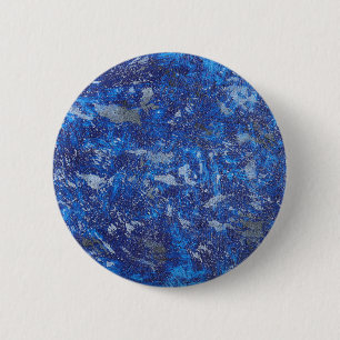 Blauer Kosmos #2 Button