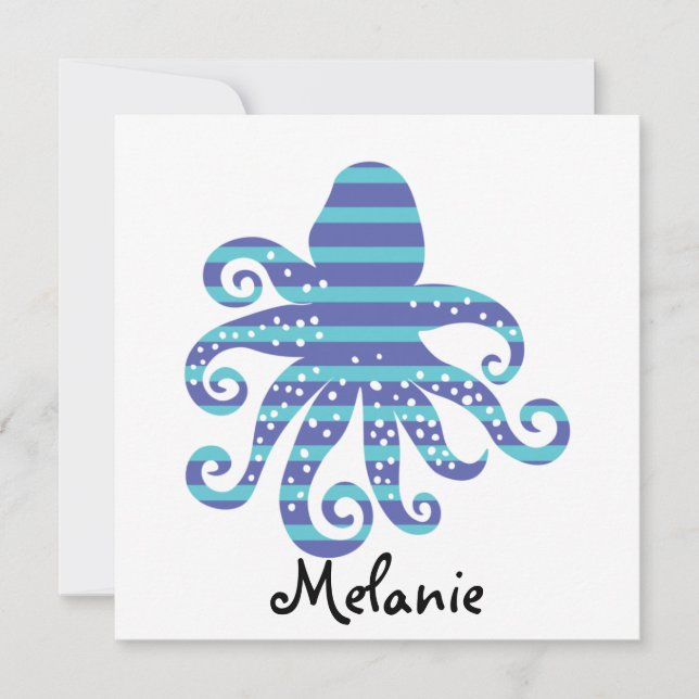 Blauer Kraken-Puzzle (Vorderseite)