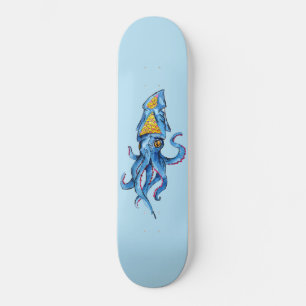 Blauer Kraken Skateboard