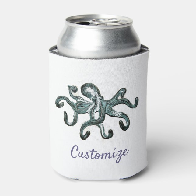 Blauer Kraken Thunder_Cove Dosenkühler (Kanne Vorderseite)
