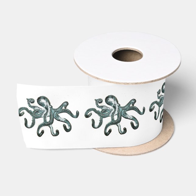 Blauer Kraken Thunder_Cove Satinband (Spule)