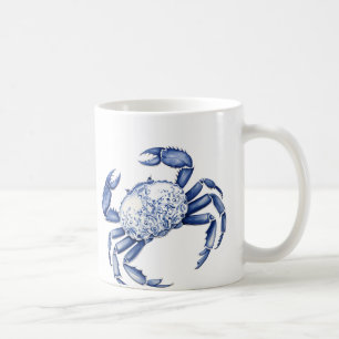 Blauer Krebs Kaffeetasse