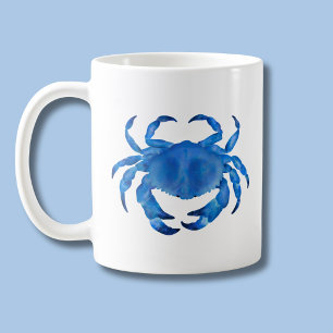 Blauer Krebs Kaffeetasse