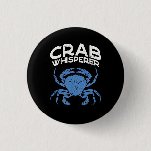Blauer Krebs - Krabbenflüster Button