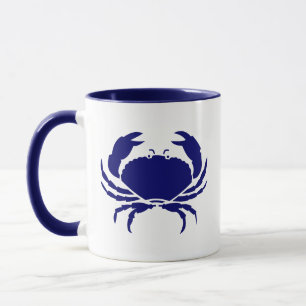 Blauer Krebs Tasse