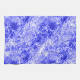 Blauer Krummling Textur Handtuch