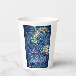 Blauer Kuchen Pappbecher