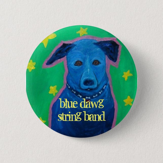blauer Kumpel-Streichorchesterknopf Button (Vorderseite)
