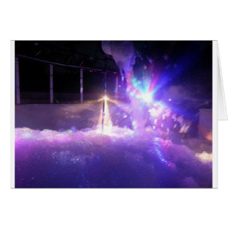 Blauer Laserlichtschaum