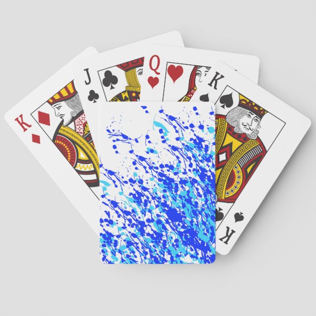 Blauer Lauf Spielkarten (Rückseite)
