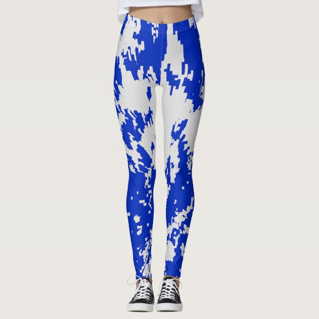 Blauer Leggings (Vorderseite)