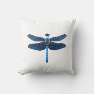 Blauer Libelle - Insekten-Wildtier-Tierliebhaber E Kissen