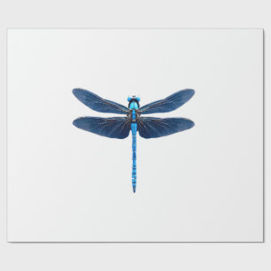 Blauer Libellen - Insekten-Wildtier-Tierliebhaber  Geschenkpapier
