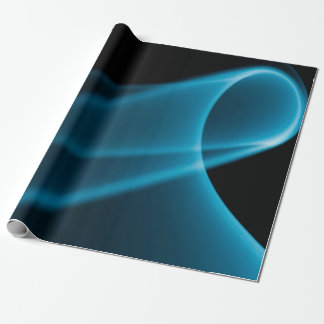 Blauer Lichtstrahl Geschenkpapier