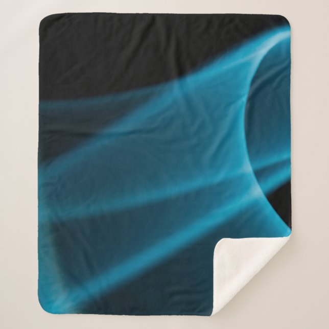 Blauer Lichtstrahl Sherpadecke (Vorderseite)