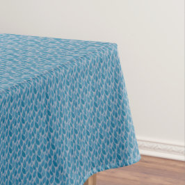 Blauer Little Leaf Textur Tischdecke