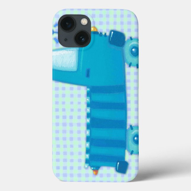 Blauer LKW Case-Mate iPhone Hülle (Rückseite)